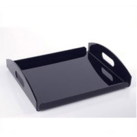 Gloss Black Acrylic Serving Tray