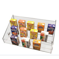 Clear Acrylic Snacks Display Riser