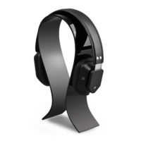 Acrylic Headphone Display Stand Holder Black Color