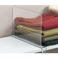 Acrylic Shelf Dividers Organizer Separators