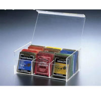 Clear Acrylic Tea Bag Organizer Storage Box