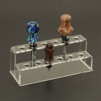 Clear Acrylic Wine Stopper Display Holder Rack