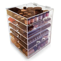 Tiers Clear Acrylic Cosmetic Makeup Organizer 6 Tier