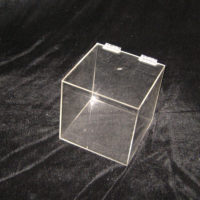 Clear Acrylic Display Cube Small