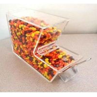 Rectangle Acrylic Candy Bin Gravity Bin