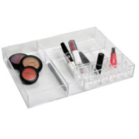 Clear Acrylic Cosmetic Collection Tray