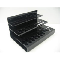 Acrylic Tiered Lipstick Holder Black Color