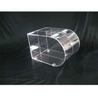 Acrylic Divided Round Faced Candy Bin